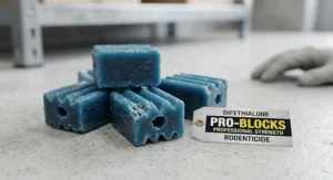 Professional-strength difethialone rat bait blocks with multiple gnawing edges to attract and eliminate rats quickly.